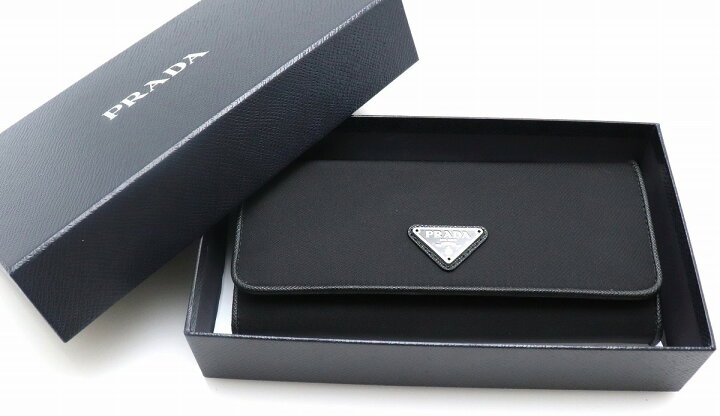 楽天市場】【新品未使用品】【財布】PRADA プラダ 2つ折り長財布  