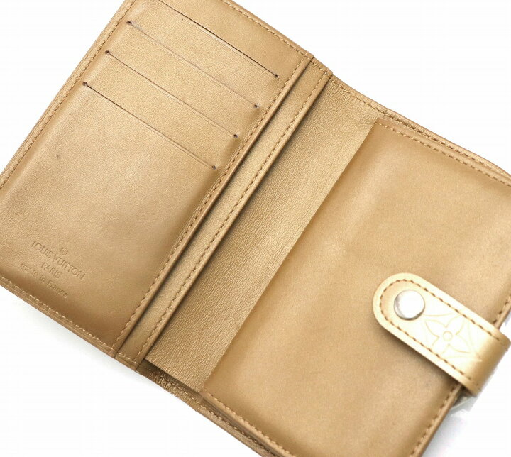 ルイヴィトン がま口財布 二つ折り 多幸 レディース ポルトモネビエ  