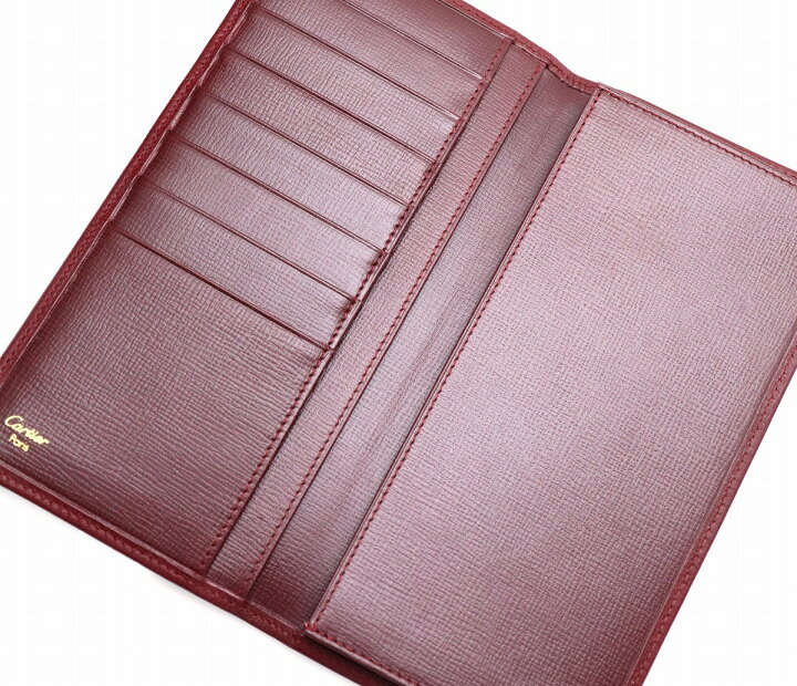 楽天市場】【財布】Cartier カルティエ マストライン 2つ折 長札入れ  