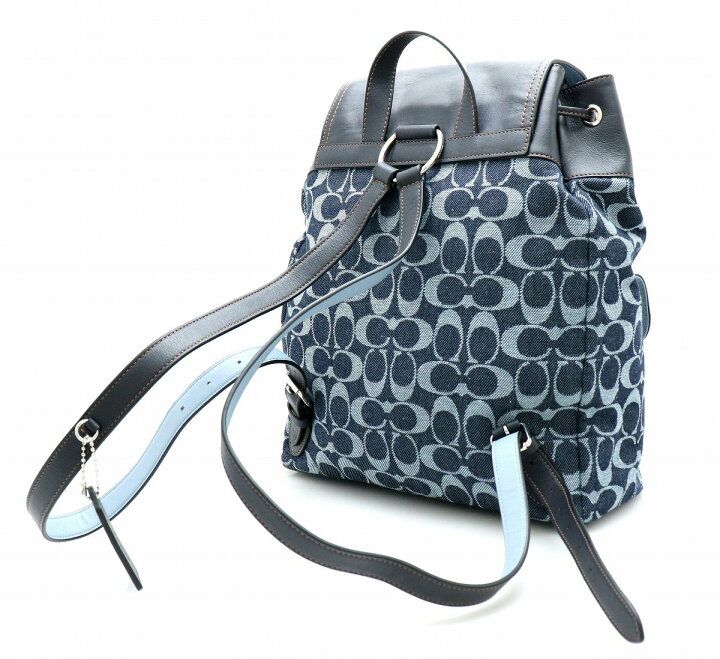 楽天市場】【バッグ】COACH コーチ リュック シグネチャー ミックス  