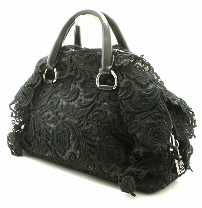 楽天市場】【バッグ】PRADA プラダ レース ボストンバッグ 