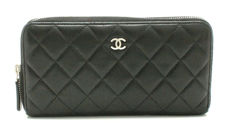 楽天市場】【財布】CHANEL シャネル マトラッセ ラウンドファスナー 長  