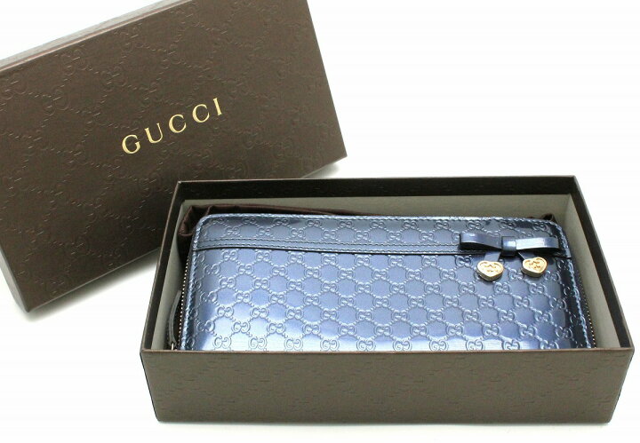 楽天市場】【財布】GUCCI グッチ シャイニーマイクログッチシマ  