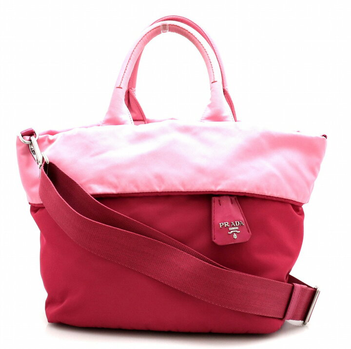 楽天市場】【バッグ】PRADA プラダ 2WAY リバーシブル ハンドバッグ  