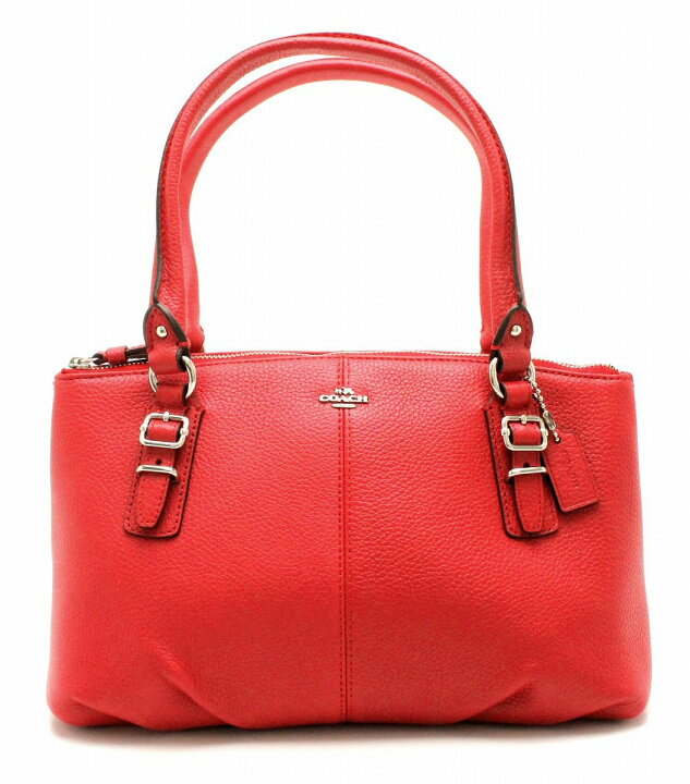 楽天市場】【バッグ】COACH コーチ ハンドバッグ レザー レッド  
