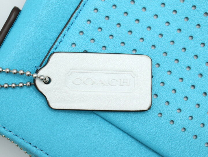 楽天市場】【バッグ】COACH コーチ パンチングレザー ショルダーバッグ 