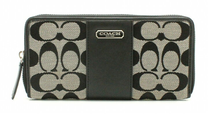 楽天市場】【財布】COACH コーチ シグネチャー ラウンドファスナー 長  