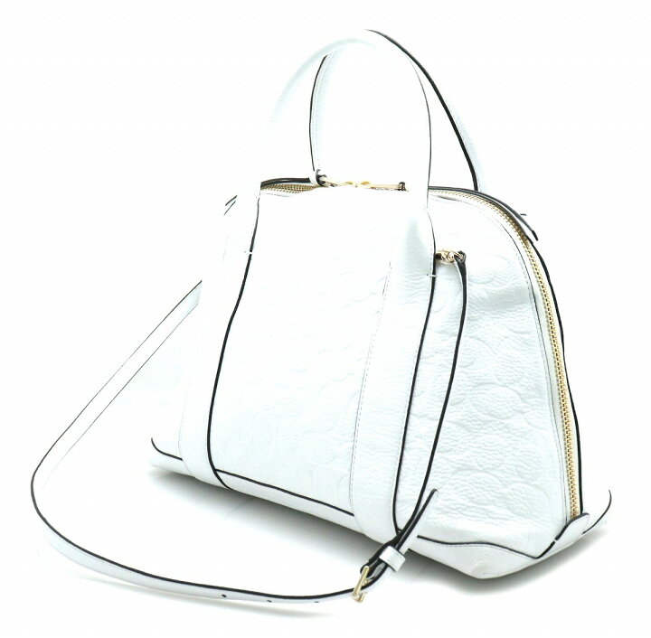 楽天市場】【バッグ】COACH コーチ ブリーカー エンボスド レザー ロゴ  