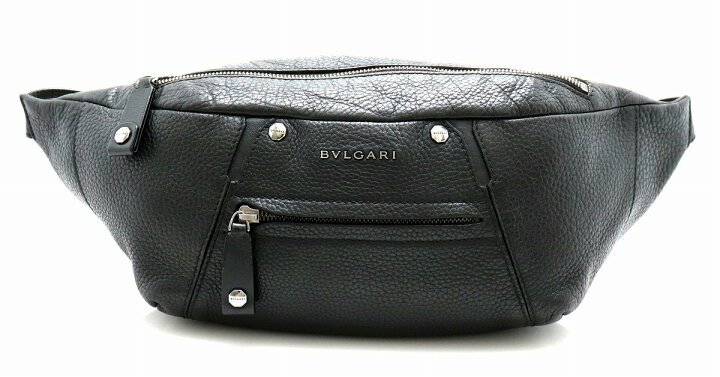 楽天市場 バッグ Bvlgari ブルガリ オクト ボディーバッグ ウエストバッグ バックパック クロスバッグ レザー ブラック メンズ 中古 K Blumin 楽天市場店