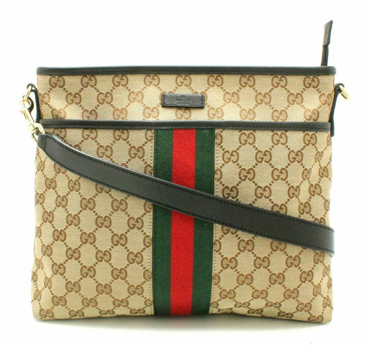 楽天市場】【バッグ】GUCCI グッチ GGキャンバス ウェビングライン 