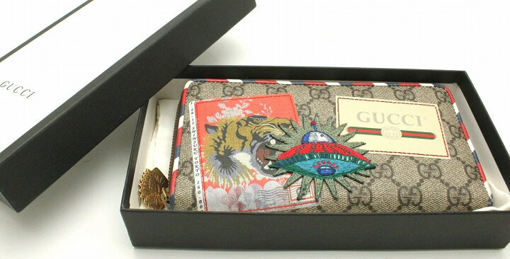 楽天市場】【財布】GUCCI グッチ クーリエ GGスプリーム ジップ  