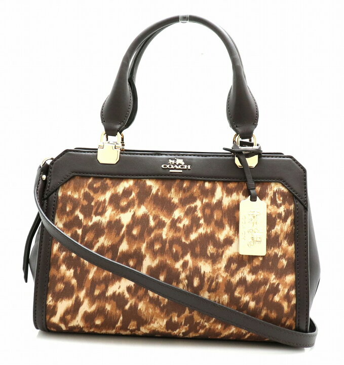 楽天市場】【バッグ】COACH コーチ マディソン オセロット プリント  
