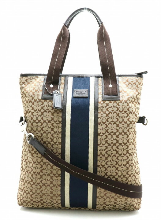 楽天市場】【バッグ】COACH コーチ ミニシグネチャー フォールド 
