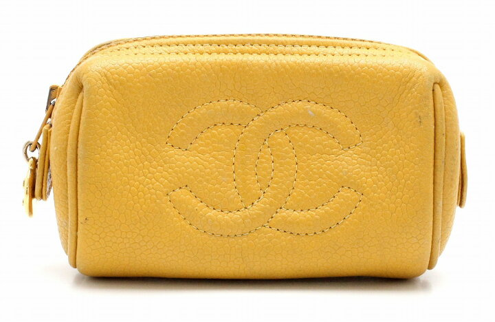楽天市場】【バッグ】CHANEL シャネル キャビアスキン ミニポーチ 