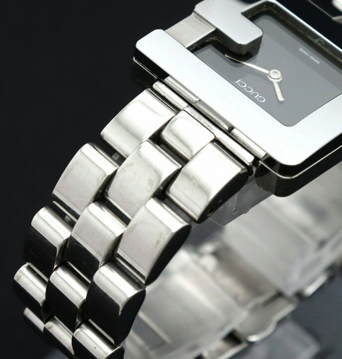 楽天市場】【ウォッチ】GUCCI グッチ Gモチーフ ブラック文字盤  