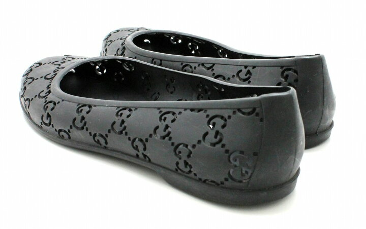 楽天市場】【靴】GUCCI グッチ パンプス ラバー フラットシューズ  