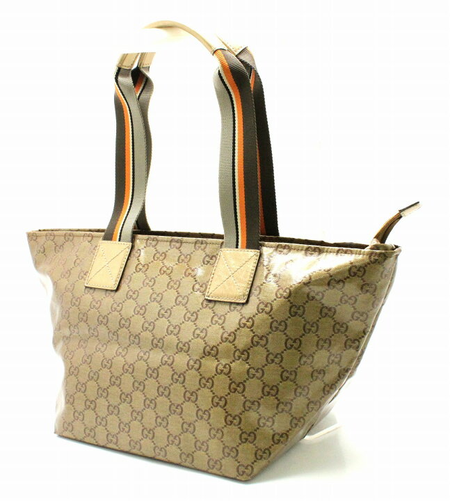 楽天市場】【バッグ】GUCCI グッチ GGクリスタル レザー キャンバス 