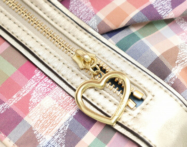 楽天市場】【バッグ】COACH コーチ マルチカラー デイジー ポピー 