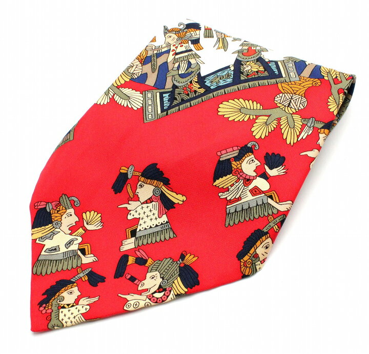 楽天市場】【アパレル】HERMES エルメス ネクタイ シルク100% 総柄  