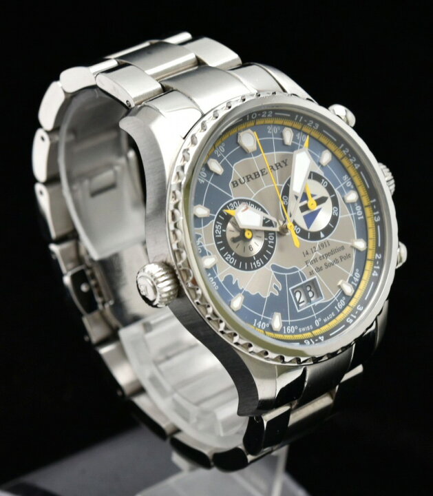 楽天市場】【ウォッチ】BURBERRY バーバリー クロノグラフ ビッグ  