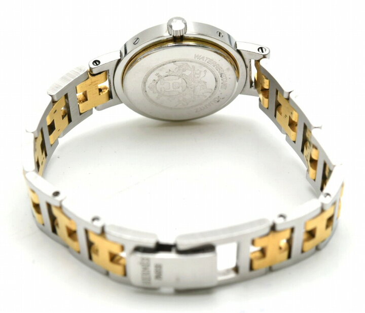 楽天市場】【ウォッチ】 HERMES エルメス クリッパー アイボリー文字盤  