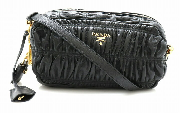 楽天市場】【バッグ】PRADA プラダ NAPPA ギャザー クロスボディ 