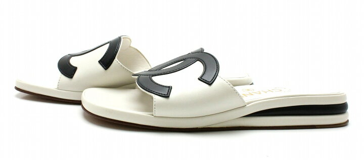 楽天市場】【靴】CHANEL シャネル サンダル サンダル レザー ココ  