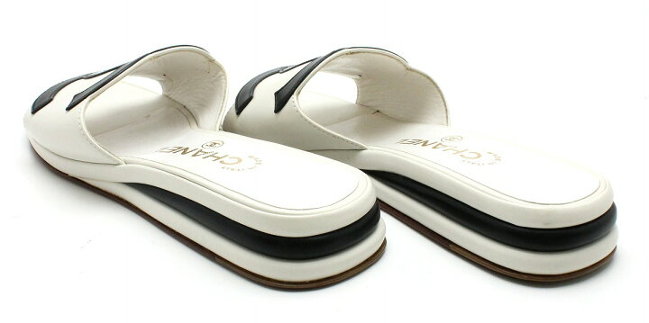 楽天市場】【靴】CHANEL シャネル サンダル サンダル レザー ココ  