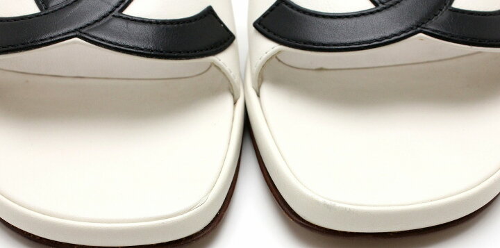 楽天市場】【靴】CHANEL シャネル サンダル サンダル レザー ココ  