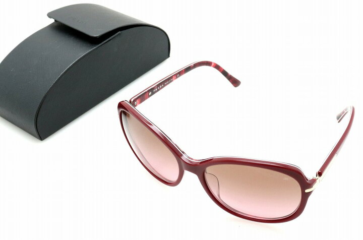 楽天市場】PRADA プラダ サングラス ブラウンスモーク 135 2N ボルドー  