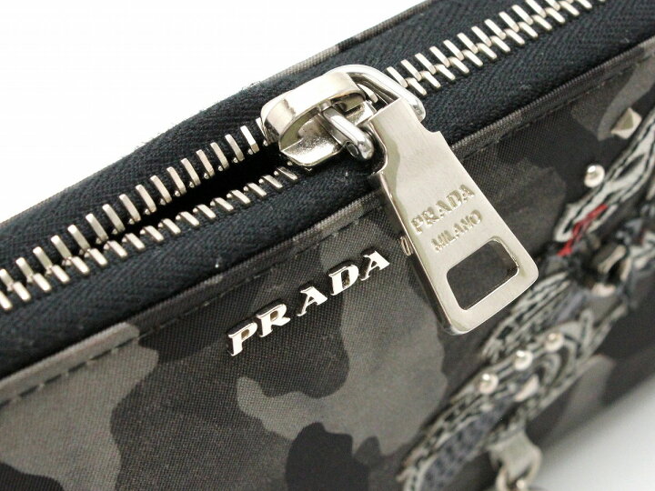 楽天市場】【財布】PRADA プラダ ドラゴン 龍 ラウンドファスナー財布 