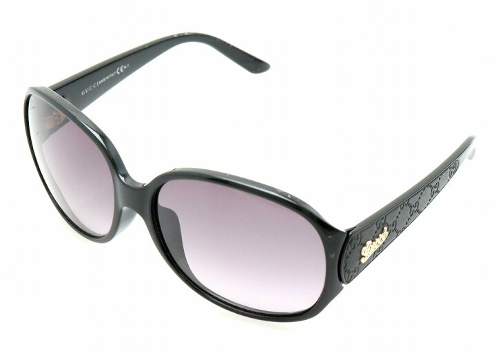 楽天市場】GUCCI グッチ サングラス ブラックスモーク レンズ 130  