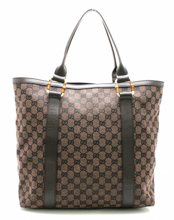 楽天市場】【バッグ】GUCCI グッチ バンブー GGキャンバス トート 