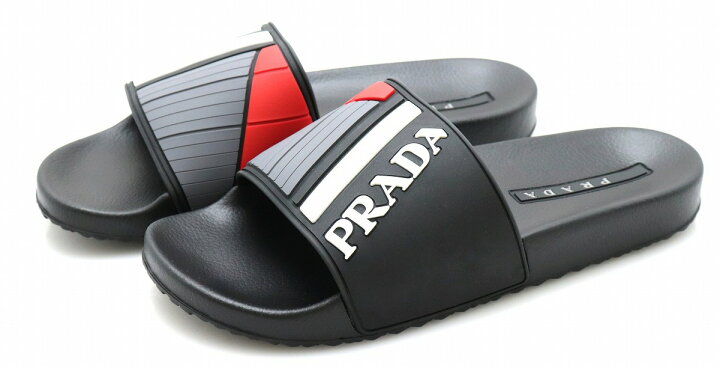 楽天市場】【未使用品】【靴】PRADA プラダ デザイン シャワーサンダル 