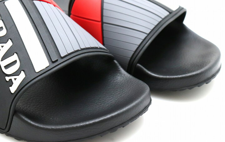 楽天市場】【未使用品】【靴】PRADA プラダ デザイン シャワーサンダル 