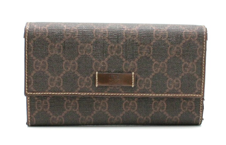 楽天市場】【財布】GUCCI グッチ GGスプリーム 3つ折り財布 長財布 PVC 