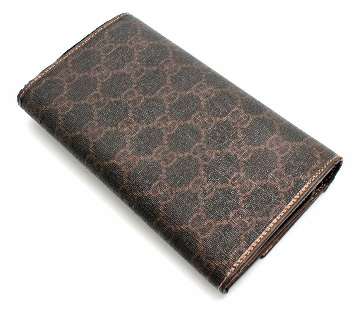 楽天市場】【財布】GUCCI グッチ GGスプリーム 3つ折り財布 長財布 PVC 