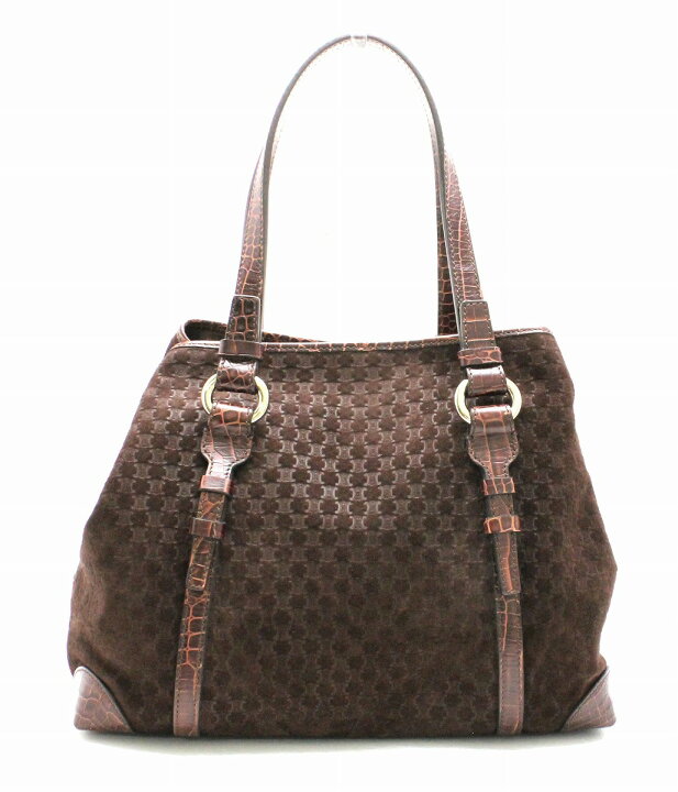 楽天市場】【バッグ】CELINE セリーヌ マカダム柄 ハンドバッグ 