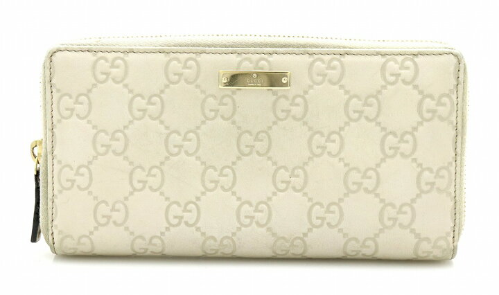 楽天市場】【財布】GUCCI グッチ グッチシマ ロゴプレート ラウンド  