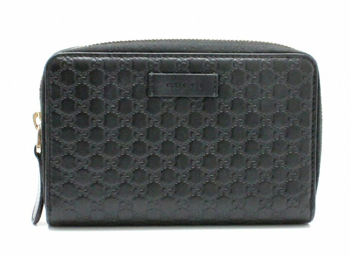 楽天市場】【財布】GUCCI グッチ マイクログッチシマ レザー 2つ折 長  