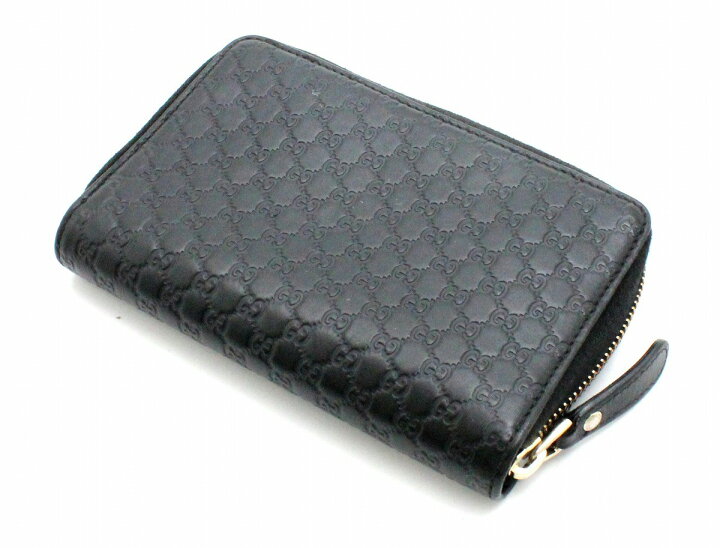 楽天市場】【財布】GUCCI グッチ マイクログッチシマ レザー 2つ折 長  