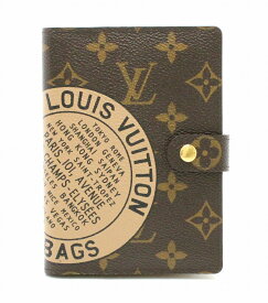 LOUIS VUITTON ルイ ヴィトン モノグラム TRUNKS&BAGS アジェンダPM T&B 6穴式手帳カバー システム手帳 R21039 【中古】【k】