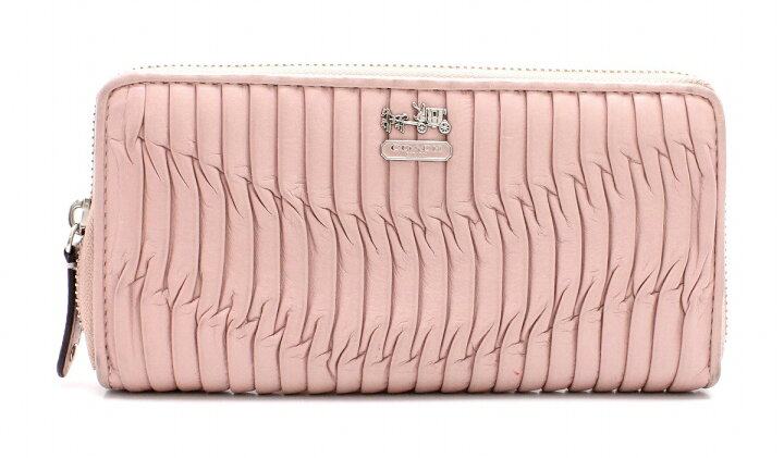 楽天市場】【財布】COACH コーチ マディソン ギャザード レザー 