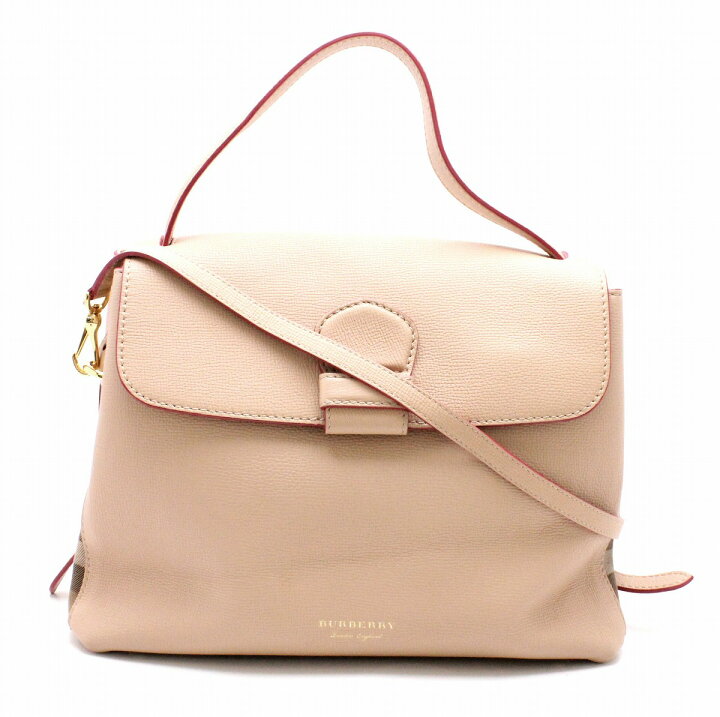 楽天市場】【バッグ】BURBERRY バーバリー レザー ノバチェック 2WAY 