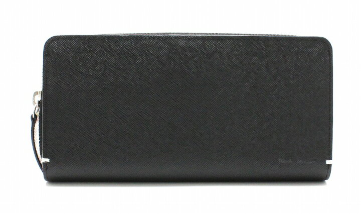 激レア Paul Smith ジップストローグレイン 長財布 黒 未使用品 by  