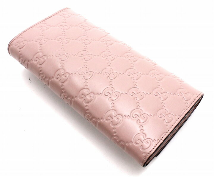 楽天市場】【財布】GUCCI グッチ グッチシマ リボン レザー GG柄 2つ折  