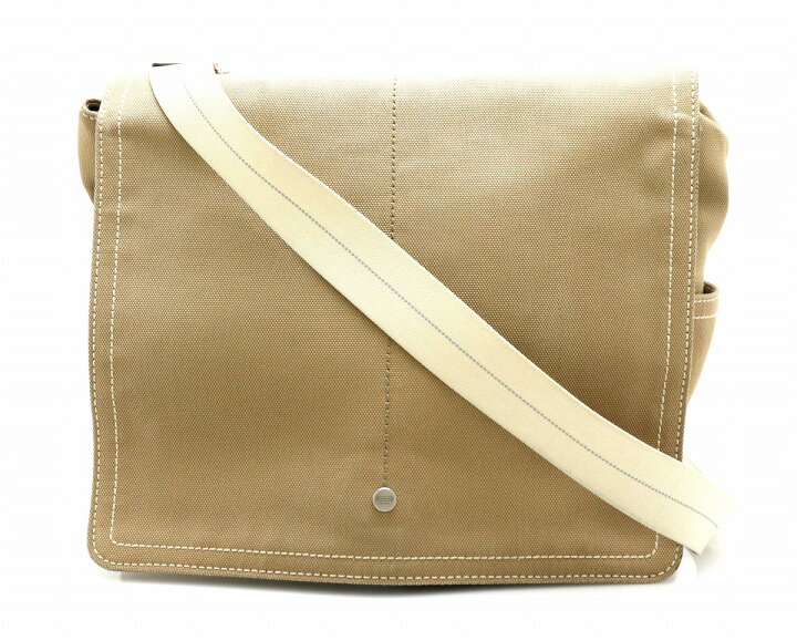 楽天市場 バッグ Coach コーチ ショルダーバッグ メッセンジャーバッグ メンズ キャンバス レザー 斜め掛け ショルダー ライトブラウン 茶 ベージュ 中古 K Blumin 楽天市場店