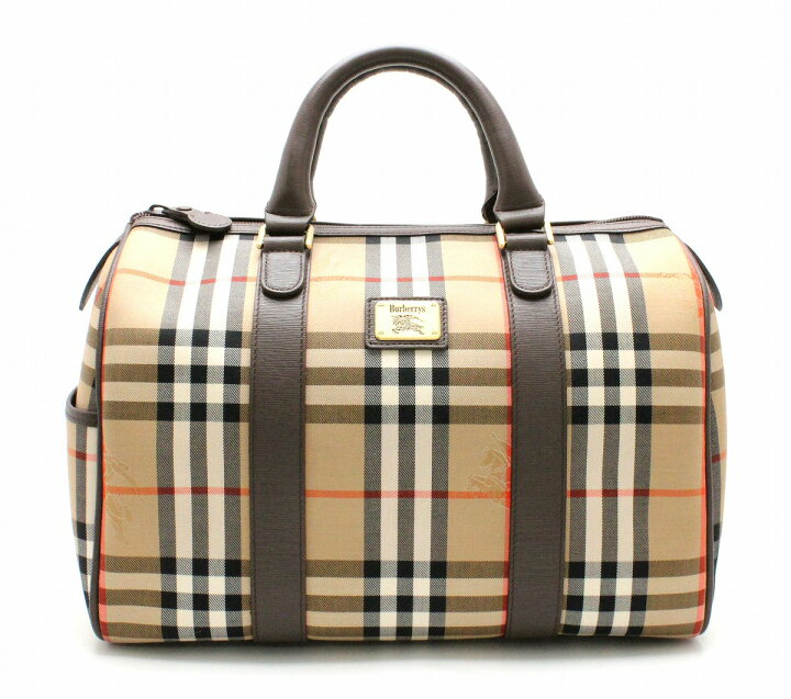 楽天市場】【バッグ】BURBERRY バーバリー ボストンバッグ 