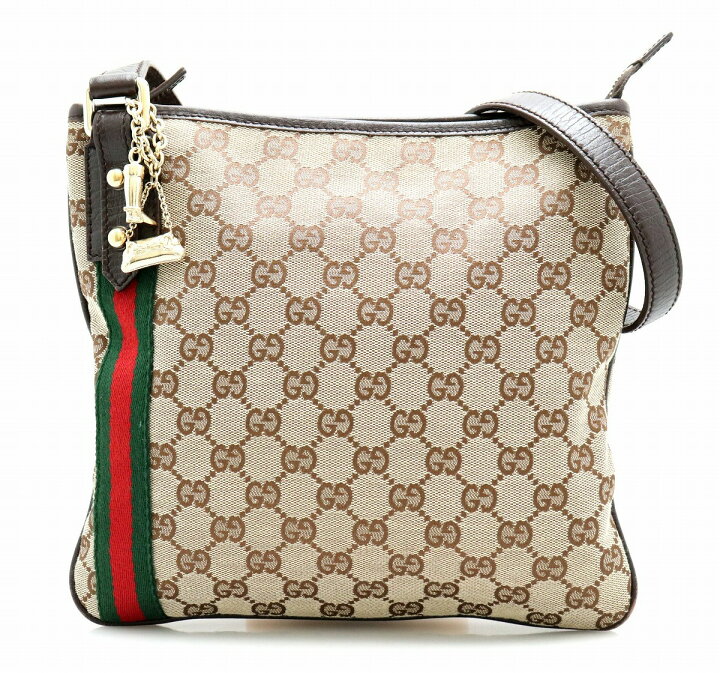 楽天市場】【バッグ】GUCCI グッチ GGキャンバス ウェビングライン 