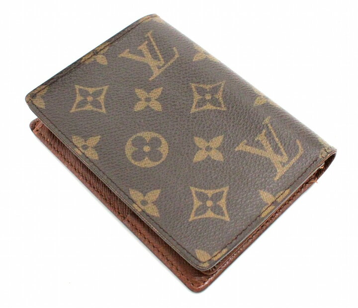 楽天市場】【財布】LOUIS VUITTON ルイ ヴィトン モノグラム 2つ折 